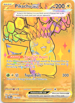 Pikachu EX 179/131 Hyper Rare - Pokemon TCG Prismatic Evolutions - NM - Image 1