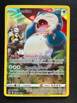 The Pokemon Company Snorlax TG10/TG30 Lost Origin TG Ultra Rare Holo LP - Image 1