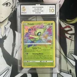 MGC 10 Pokemon Celebi Vivid Voltage 009/185 Holo Amazing Rare not PSA BGS - Image 1