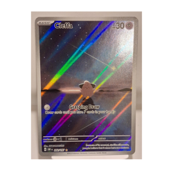 Pokemon TCG Cleffa 202/197 Illustration Rare Holo SV03 Obsidian Flames 2023 - Image 1