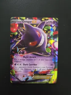 Pokemon Gengar EX Ultra Rare Holo XY Phantom Forces 34/119 170 HP English - Image 1