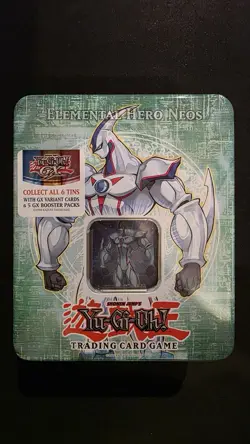 Yu-Gi-Oh! yugioh Elemental Hero Neos Collectible Tin 2006 Sealed - Image 1