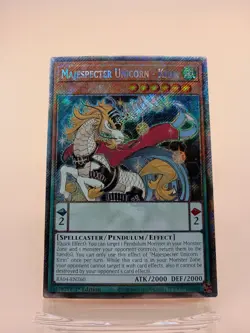 Majespecter Unicorn - Kirin 1st Edition Platinum Secret Rare RA04-EN260 Yu-Gi-Oh - Image 1