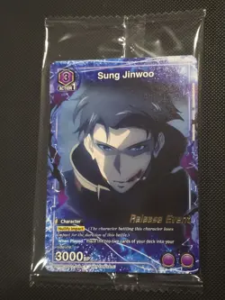 Sung Jinwoo Solo Leveling Release Event Union Arena 016 Sealed - Image 1