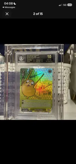 Jake Dog at Wx02-004 Sp Bgs 10 black label Adventure Time Weiss Schwarz booster - Image 4