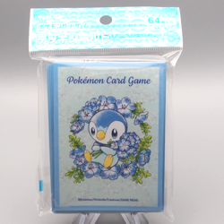 Pokemon Card NEW Baby Blue Eyes Sleeve 64 pcs Protector Piplup Japanese SL08 - Image 1