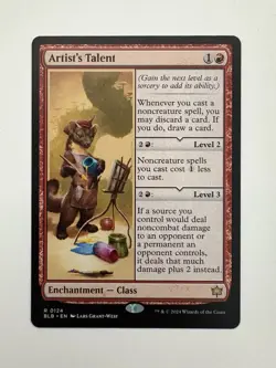 Artist’s Talent MTG Magic the Gathering Card NM Near Mint BLB - Image 1