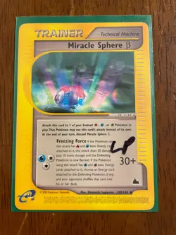 Miracle Sphere Beta - 130/144 Skyridge Set E-Series - Pokemon Card - LP - Image 1
