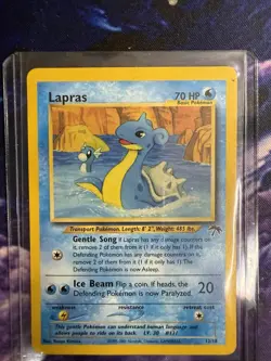 Pokemon TCG Lapras Southern Islands 12/18 Regular Card - Image 1