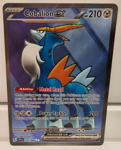 Cobalion ex FULL ART - CRI 103/086 card - Chaos Rising - Pokemon TCG - Image 1