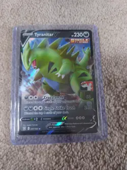 Tyranitar V 097/163 Prize Pack Series Stamped Pokemon Card 2021 NM - Image 1