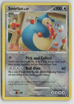 Snorlax (League Promo) 33/111 Holo Promo League & Championship Cards Pokemon NM - Image 1