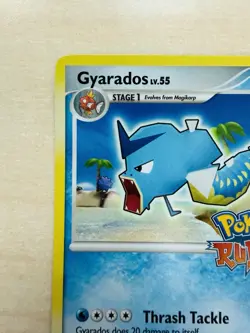 The Pokemon Company 2009 Gyarados Pokemon Rumble 4/16 Promo Card TCG [MP] - Image 2