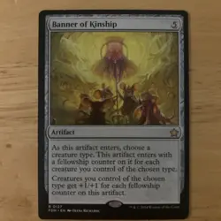 MTG Foundations Banner of Kinship 0127 NM Rare - Image 1