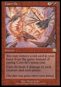 Cave-In x1 1x Mercadian Masques NM MTG - Image 1