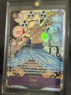 One Piece TCG Enel OP15-118 (Manga) Adventure on KAMI’s Island - English alt art - Image 1