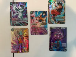 Dragon Ball Prismatic Clash Bt28-146 CR Majin Buu Vs Son Goku - 5 Card Lot - Image 1