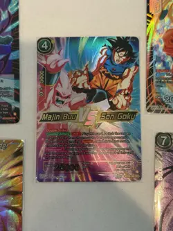 Dragon Ball Prismatic Clash Bt28-146 CR Majin Buu Vs Son Goku - 5 Card Lot - Image 2