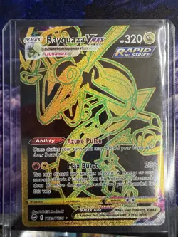Pokemon TCG Rayquaza VMAX TG29/TG30 SWSH Silver Tempest Secret Rare Card. NM. - Image 1