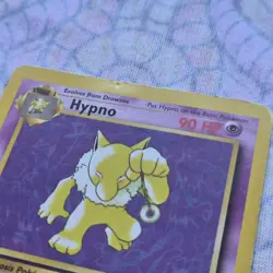 Pokemon TCG Hypno Fossil Card 23/62 Unlimited Regular Non-Holo Rare MP - Image 3