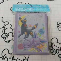 Eevee and Umbreon Flower Deck Shield Pokemon Card Sleeves 64 Count - Image 1