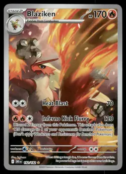 Pokemon Cards Blaziken 192/182 Destined Rivals Illustration Rare NM - Image 1
