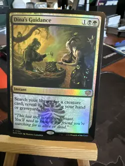 Dina's Guidance 184 Rare Secrets of Strixhaven Magic: The Gathering Foil - Image 1