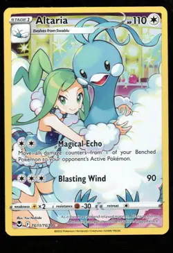 Pokemon Altaria SWSH12: Silver Tempest Trainer Gallery #TG11/TG30 NM - Image 1
