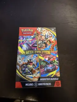 POKEMON TCG MEGA EVOLUTION BOOSTER BUNDLE FACTORY SEALED BOX NEW 6 PACKS - Image 1