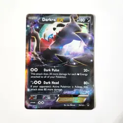 Pokemon TCG Darkrai EX Holo Rare Card 74/122 XY BREAKpoint LP Light Play - Image 2