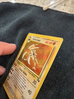 Pokemon TCG Kabutops 9/62 Fossil Holo Rare HP - Image 2