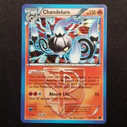 Chandelure 16/116 Holo Rare Plasma Freeze Pokemon Moderately Played - Image 1