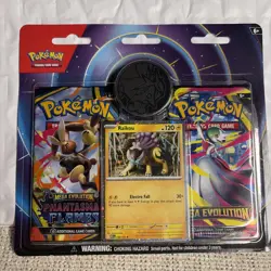Pokemon-2-pack Blister - Mega Evolution & Phantasmal Flames - Coin-Promo- Raikoa - Image 1