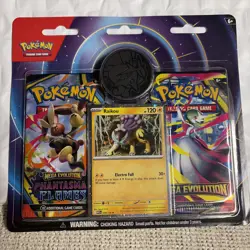 Pokemon-2-pack Blister - Mega Evolution & Phantasmal Flames - Coin-Promo- Raikoa - Image 2