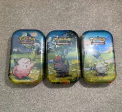 Pokemon TCG Ascended Heroes Set of 3 Mini Tins Brand New Sealed - Image 1