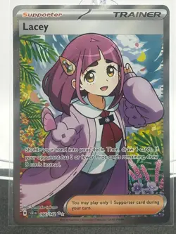 Lacey 166/142 Ultra Rare Stellar Crown Pokemon Near Mint - Image 1