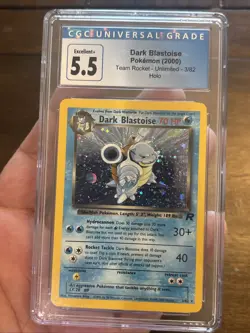 Pokemon 2000 Team Rocket DARK BLASTOISE #3 Holo Rare Wizards Vintage CGC 5.5 - Image 1