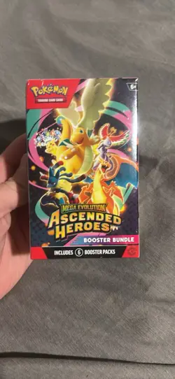 Pokemon TCG Mega Evolution Ascended Heroes Bundle Box 6 Packs 2026 - Image 1