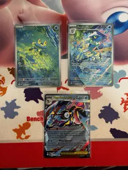 Pokemon TCG Chaos Rising Froakie 088 Frogadier 089 Mega Greninja 022 In Hand NM - Image 1