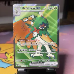 Decidueye EX 100/088 Full Art Perfect Order Pokemon TCG - Image 1