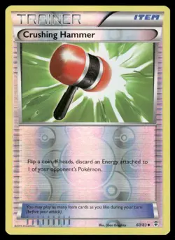 2016 Pokemon Crushing Hammer Uncommon Generations 60/83 Reverse Holo HP - Image 1