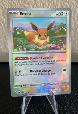 Pokemon TCG: Eevee (Poke Ball Pattern) 074/131 Sv: Prismatic Evolutions Holo - Image 1