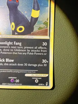 The Pokemon Company Umbreon Call of Legends 22/95 Holo Rare 2011 90 HP - Image 5