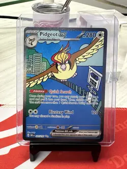 Pidgeot EX 225/197 Pokemon Obsidian Flames Special Illustration Rare NM - Image 1