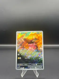 Pawmi 226/091 Illustration Rare Paldean Fates Pokemon NM - Image 1