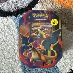 Mega Charizard Ex Tin - Mega Charizard Y EX Promo - Pokemon TCG Factory Sealed - Image 1
