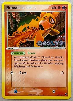 Pokemon Numel #68/107 Reverse Holo - 2005 EX Deoxys - NM or Better Condition! - Image 1