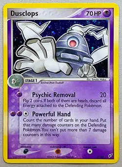 Pokemon Dusclops #7/107 Holo Rare - 2005 EX Deoxys - Near Mint (NM) to Mint (MT) - Image 1