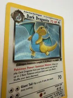 2000 Pokemon Team Rocket Unlimited #5 Dark Dragonite HOLO Rare w/ Swirl 💫 - Image 5