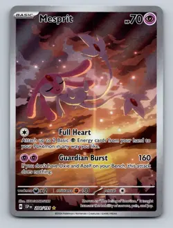 Pokemon TCG Mesprit - Holo Illustration Rare SV08: Surging Sparks 204/191 - Image 1